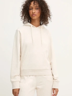 Guess bluza SOFIA damska kolor beżowy z kapturem gładka O5RQ02 KCO31