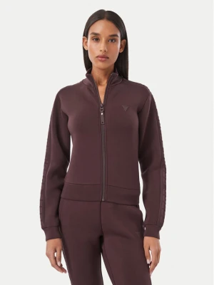 Guess Bluza V2YQ17 K7UW2 Brązowy ciemny Regular Fit