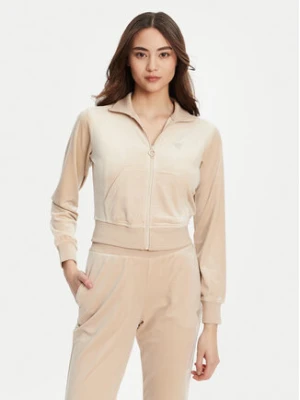 Guess Bluza V3BQ22 K0232 Beżowy Regular Fit