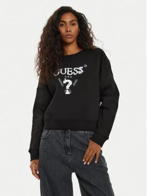 Guess Bluza V4BQ11 KCHX0 Czarny Regular Fit