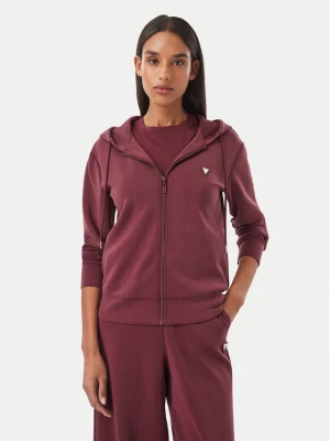 Guess Bluza V4YQ06 KCAY2 Bordowy Regular Fit