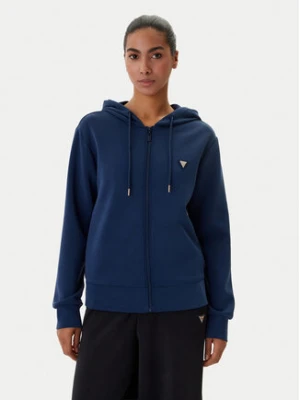 Guess Bluza V4YQ06 KCAY2 Granatowy Regular Fit