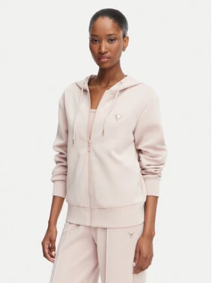 Guess Bluza V4YQ06 KCAY2 Różowy jasny Regular Fit