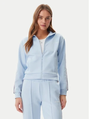 Guess Bluza V5GQ18 KCRU2 Błękitny Regular Fit