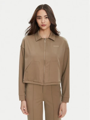 Guess Bluza V5YL08 KCX42 Brązowy Regular Fit