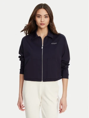 Guess Bluza V5YL08 KCX42 Granatowy Regular Fit