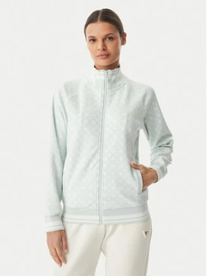 Guess Bluza V5YQ03 KB212 Zielony jasny Regular Fit