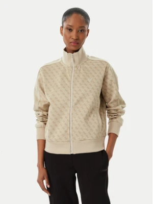 Guess Bluza V6RQ08 K2042 Beżowy Regular Fit