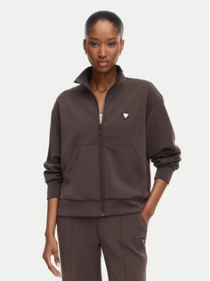 Guess Bluza V6YQ17 K4313 Brązowy Regular Fit