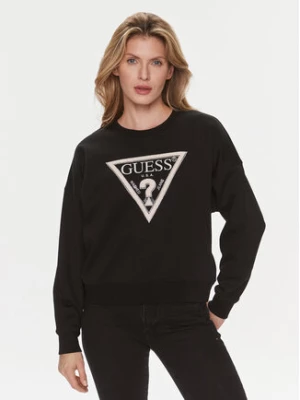 Guess Bluza W4RQ13 KC5H2 Czarny Relaxed Fit