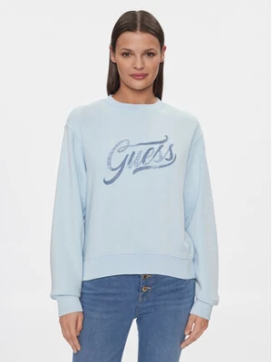 Zdjęcie produktu Guess Bluza W4RQ14 KB681 Błękitny Regular Fit
