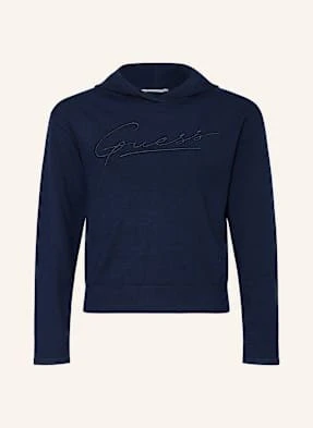 Guess Bluza Z Kapturem blau