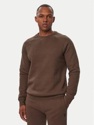 Guess Bluza Z4YQ16 K9V31 Brązowy Regular Fit