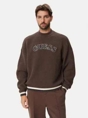 Guess Bluza Z6BR02 Z1741 Brązowy Oversize