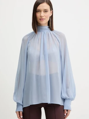 Guess bluzka AUDRINE damska kolor niebieski wzorzysta W5BH84 W3022