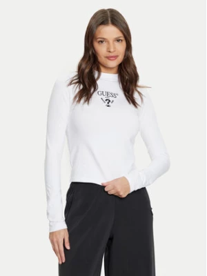 Guess Bluzka Colette V4YI23 KCDH1 Biały Slim Fit