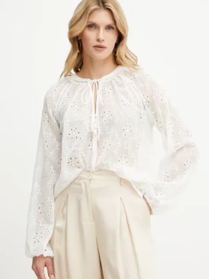 Zdjęcie produktu Guess bluzka DANILE damska kolor biały gładka W5GH60 W0WA2