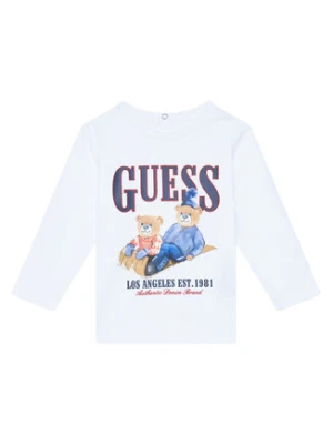 Guess Bluzka I5BI00I3Z14 Biały Regular Fit