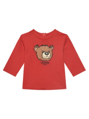 Guess Bluzka I5YI02 K8HM4 Czerwony Regular Fit