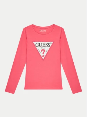 Guess Bluzka J2YI50 K6YW1 Fioletowy Regular Fit