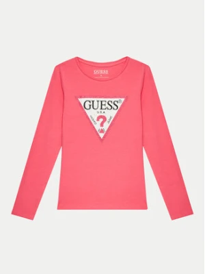 Guess Bluzka J2YI50 K6YW1 Koralowy Regular Fit