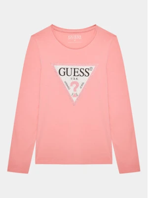 Guess Bluzka J2YI50 K6YW1 Różowy Regular Fit