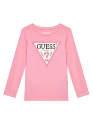 Guess Bluzka J2YI50 K6YW1 Różowy Regular Fit