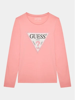 Guess Bluzka J2YI50 K6YW1 Różowy Regular Fit