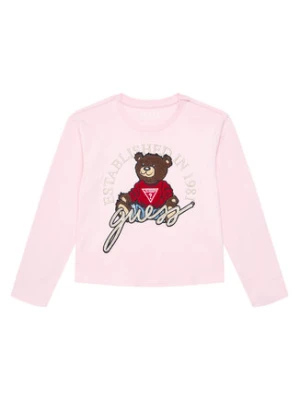 Guess Bluzka J4BI10 I3Z14 Różowy Regular Fit