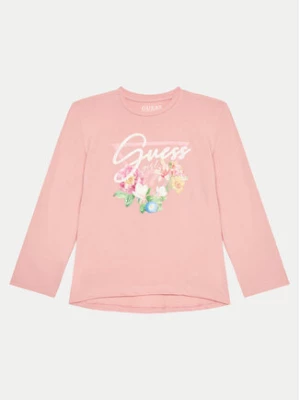 Guess Bluzka J4YI38 K6YW4 Różowy Regular Fit