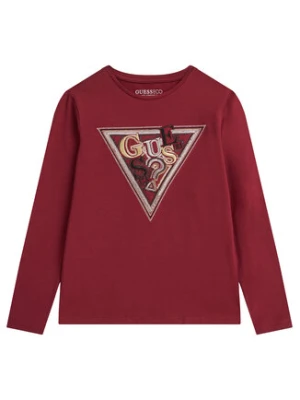 Guess Bluzka J5BI13 J1314 Czerwony Regular Fit