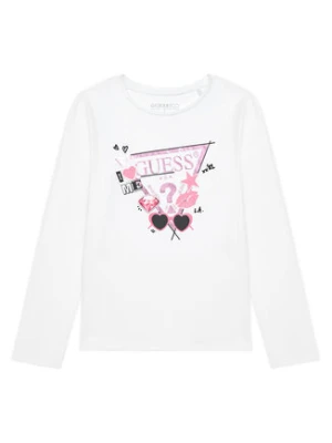 Guess Bluzka J5YI01 K6YW4 Biały Regular Fit
