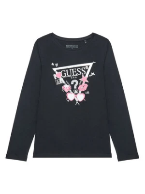 Guess Bluzka J5YI01 K6YW4 Czarny Regular Fit