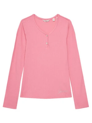Guess Bluzka J5YP02 KBCO2 Różowy Regular Fit