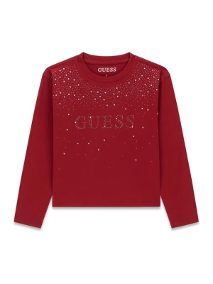 Guess Bluzka J6BI08 K5778 Czerwony ciemny Regular Fit