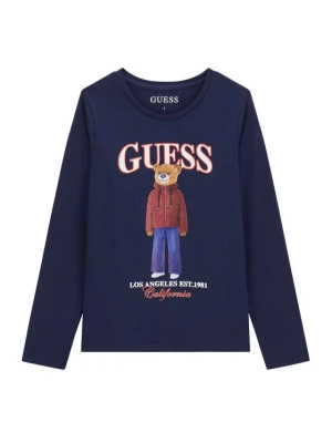 Guess Bluzka J6BI12 K5793 Granatowy Regular Fit