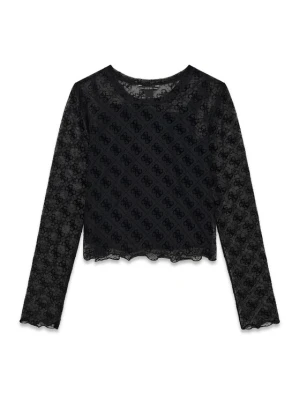 Guess Bluzka J6YP02 K3743 Czarny Regular Fit