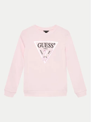 Guess Bluzka J74Q10 KAUG0 Różowy Regular Fit