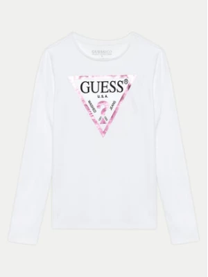 Guess Bluzka J84I36 K8HM0 Biały Regular Fit