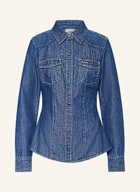 Guess Bluzka Jeansowa Lis blau