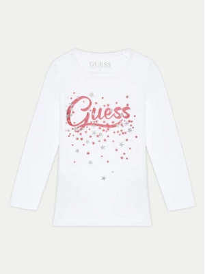 Guess Bluzka K4BI02 J1314 Biały Regular Fit