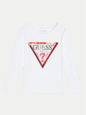 Guess Bluzka K4RI30 K6YW1 Biały Regular Fit