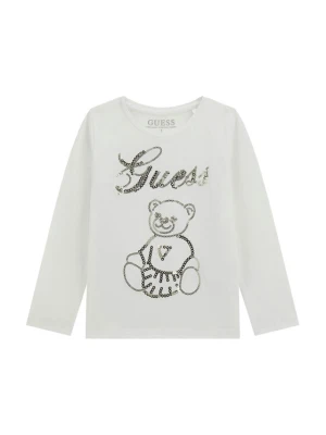 Guess Bluzka K5BI03 J1314 Biały Regular Fit