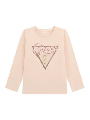 Guess Bluzka K5BI06 J1314 Różowy Regular Fit
