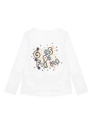 Guess Bluzka K5BI09 J1314 Biały Regular Fit
