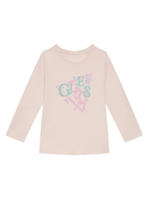 Guess Bluzka K5BI13 J1314 Różowy Regular Fit