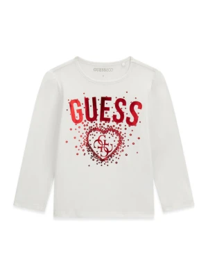 Guess Bluzka K6BI04 K5797 Biały Regular Fit