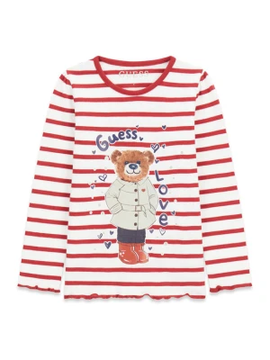 Guess Bluzka K6BI13 K5840 Biały Regular Fit