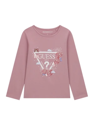 Guess Bluzka K6YI24 K3732 Różowy Regular Fit