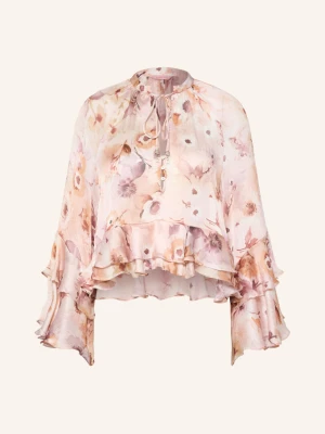 Guess Bluzka Koszulowa Nicole Z Falbanami rosa różowy